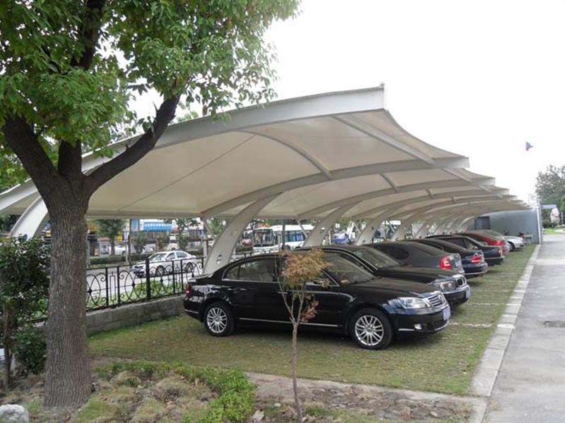 膜結構汽車棚